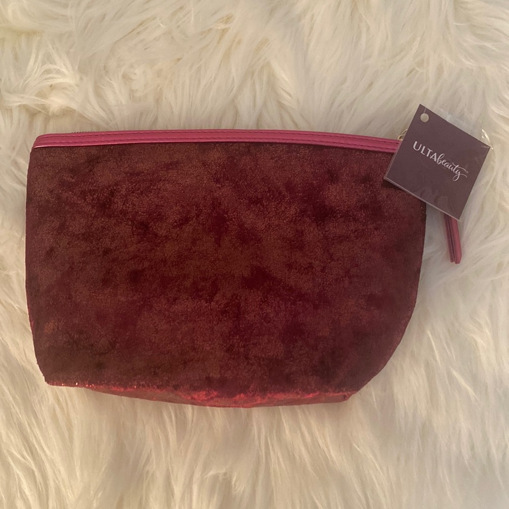 NWT Ulta beauty make up bag w eye shadow palette, face & eye primer,& lip gloss